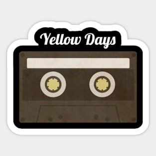 Yellow Days / Cassette Tape Style Sticker